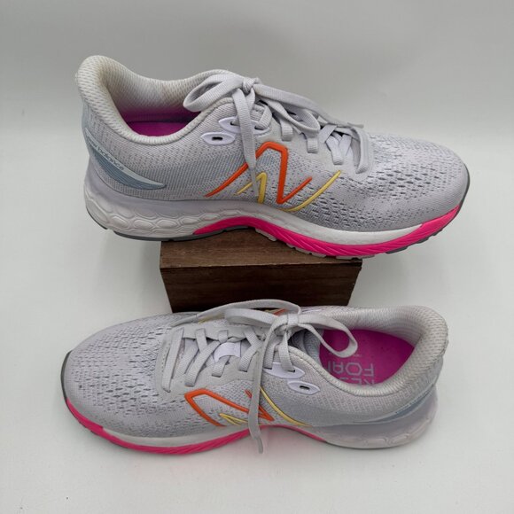 New Balance Fresh Foam X 880v12 Libra Vibrant Pink Woman’s size 7 gray pink sne - Picture 2 of 12